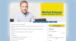 Desktop Screenshot of manfred-kroenauer.de